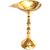 Haridwar Astro Brass Long Neck Golden Deepak