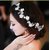 Crystal Diamond Bride Bridal Wedding Hair Head Band Wear Pearl Rhinestone Jewelry Headdress Headband Tiara Coronal Chain