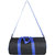 Fast Fox Black  Blue PU Duffel Bag