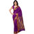 Varkala Silk Sarees Woven Art Silk Designer Paithani Pallu Saree-Purple and Violet-JP7108PV