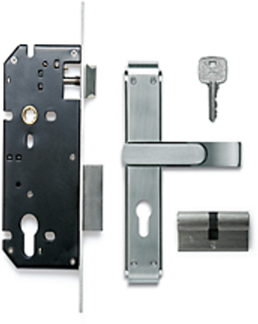 Buy Godrej Gloria Combi Handle Set 2c Door Handle Lock 8166