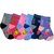 Kids Ankle Cotton Multicolored Printed Socks Set of-6