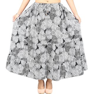 jaipuri collection Printed Women's Regular White Skirt