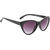 DT101C1 Glitters Black Cat-Eyed Sunglasses