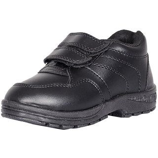 Buy black velcro gola black unisex school shoes Online @ ₹450 from ...