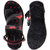 Provogue Red Velcro Sandals For Men