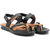 Provogue Men's Black Velcro Sandals