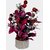 Cherry Filler(32 Cm) Multicolor Assorted Artificial Flower With Pot (12.5 Inch, Pack Of 1)