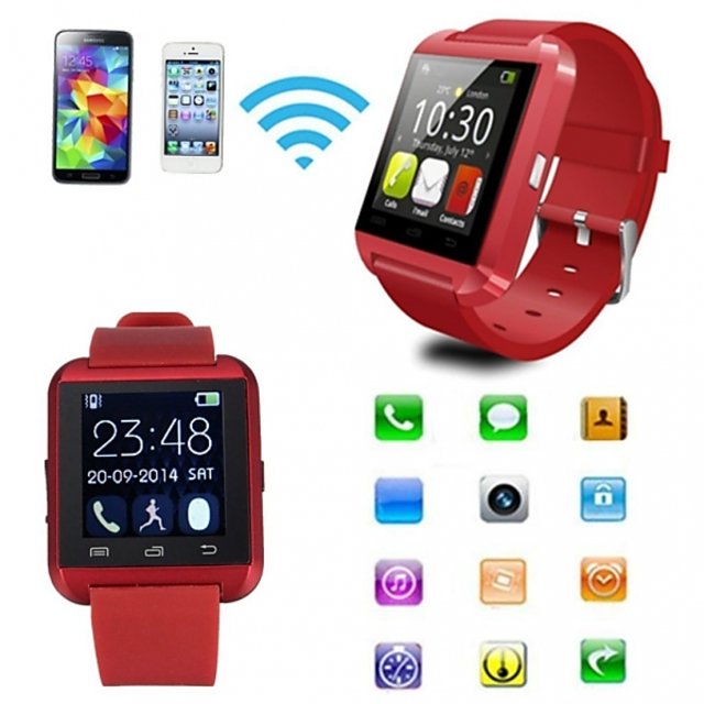 U8 hotsell smartwatch red