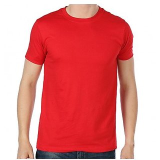 Round neck red t shirt Clearance