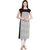 Sukuma Black & White Printed Crepe Stitched Kurti