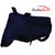 Autohub Bike Body Cover Without Mirror Pocket Water Resistant For Royal Enfield Bullet Desert Strom - Blue Colour