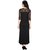 Black Plain A Line Dress Dress For Women