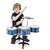 Joy Mart Jazz Blue Drum Set For Kids