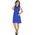 Klick2Style Girls A-line, Fit and Flare Blue Dress