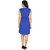 Klick2Style Girls A-line, Fit and Flare Blue Dress