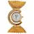 Glory Golden Metal Round Dial Analog Watch BY MISS