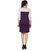 Stylish Dress by Klick DRS1011 White Purple
