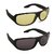 Pack of 2 Day Night Vision Riding glasses Anti Scratch Coated driving glasses