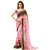 RK FASHIONS Pink Georgette Party Wear Printed Saree With Unstitched Blouse - RK234342