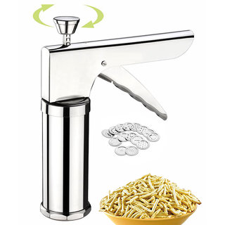 Stainless Steel Kitchen Press,Murukku Maker, Farsan Maker, Sev Machine