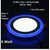 White-Blue-Dual-Color-6W-Power-LED-Recessed-Ceiling-Panel-Light-Round