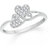 VK Jewels Silver Alloy Silver Plated Ring For Women