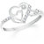 VK Jewels Silver Plated Silver Ring For Women