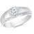 VK Jewels Silver Alloy Silver Plated Ring For Men