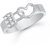 VK Jewels Silver Plated Silver Ring for Women
