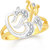 VK Jewels Gold Alloy Gold Plated Ring For Men