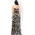 Klick2Style A-line,Floral Print Maxi Style Waist Sequins,Off Soulder Dress Black