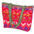 Indistar Women Handmade Tote Bag Combo Offer (1 Self Design Jacquard and 1 Canvas  Printed) (Pack of-2)