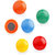 Xccess Colorful Round Plastic 30 mm Magnet Buttons (Assorted Colors)