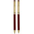 P-242 Set of Five Colour Designer Ball Point Pens with Golden Trim