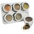 Stainless Steel Spice Rack with 6 Magnetic Jars