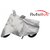 Autohub Two Wheeler Cover With Mirror Pocket With Mirror Pocket For Piaggio Vespa S - Silver Colour