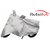 Autohub Bike Body Cover With Mirror Pocket Without Mirror Pocket For Hero Achiever - Silver Colour