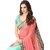 Meia Orange Georgette Embroidered Saree With Blouse