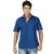 Relish Blue Button Down Half Sleeve Formal Shirt For Men's