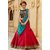 Red Embrioderywork Banglory Silk Bollywood Style Lehenga Choli With Blouse