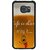 Fuson Brown Designer Phone Back Cover Samsung Galaxy S6 G920I (Glass With A Smile)