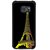 Fuson Black Designer Phone Back Cover Samsung Galaxy S6 G920I (Word Play In Paris)