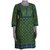 Saanjha Lifestyle Mehendi Green Printed Kurta