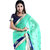Chhabra 555 Green Georgette Embroidered Saree With Blouse