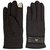 AllExtreme Women / Girls Touch Screen Phone Full Finger soft Knit Warm Faux Fur Winter Gloves - Black