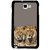 Fuson Gray Designer Phone Back Case Cover Samsung Galaxy Note 2 (Pride Of Lions)