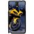 Fuson Blue Designer Phone Back Case Cover Samsung Galaxy Note 3 (The Yellow Race Bike)