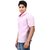 Relish Pink Button Down Half Sleeve Formal Shirt For Men's