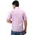 Relish Pink Button Down Half Sleeve Formal Shirt For Men's